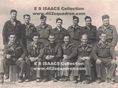 Croot Crew late 1943 or early 1944, with ground crew,  462 Squadron